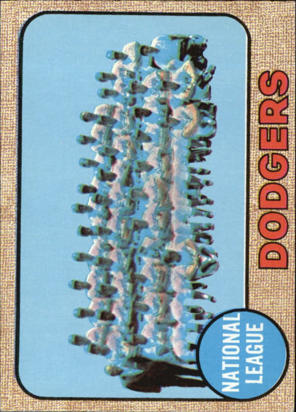 1968 Topps #168 Los Angeles Dodgers TC