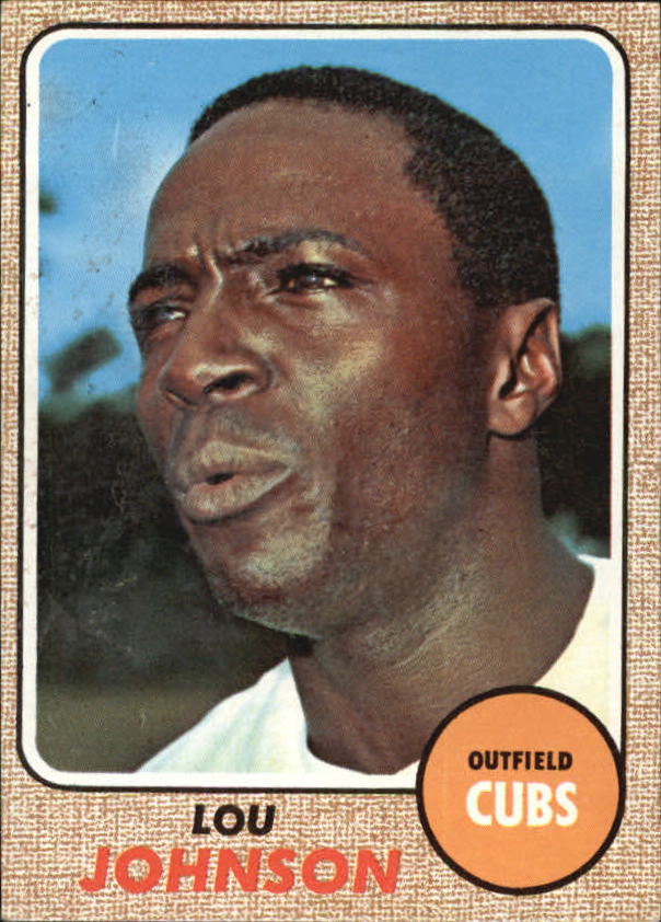 1968 Topps #184 Lou Johnson