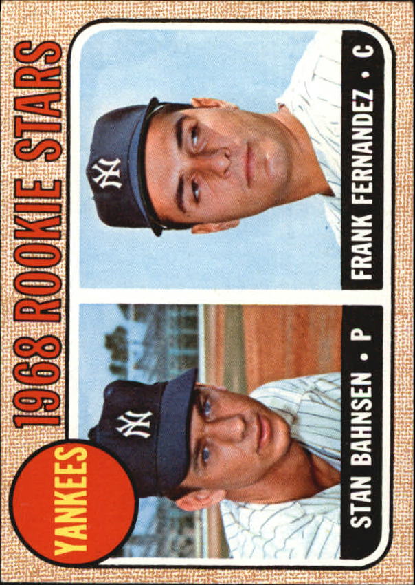 1968 Topps #214 Rookie Stars/Stan Bahnsen/Frank Fernandez