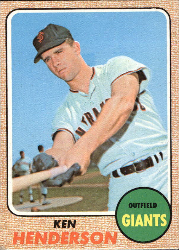 1968 Topps #309 Ken Henderson