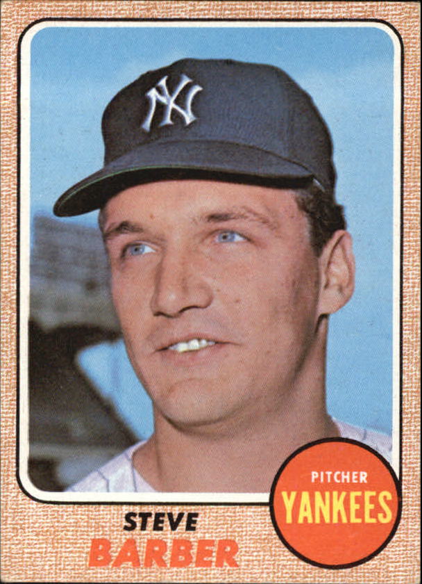 1968 Topps #316 Steve Barber