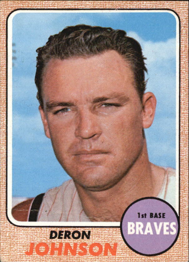 1968 Topps #323 Deron Johnson