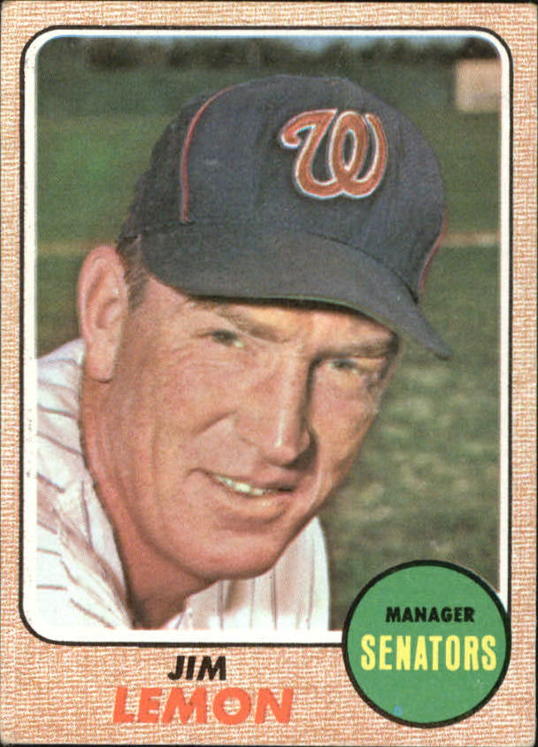 1968 Topps #341 Jim Lemon MG