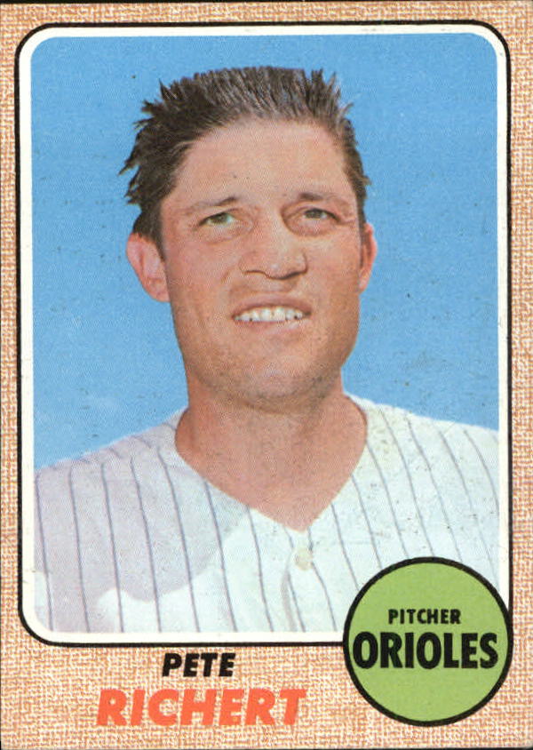 1968 Topps #354 Pete Richert