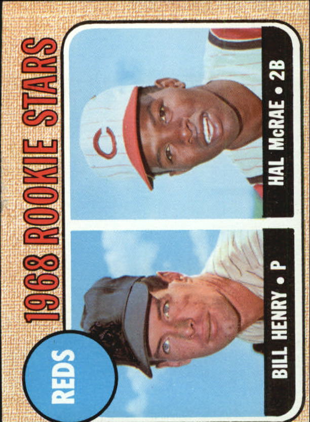 1968 Topps #384 Rookie Stars/Bill Henry/Hal McRae RC