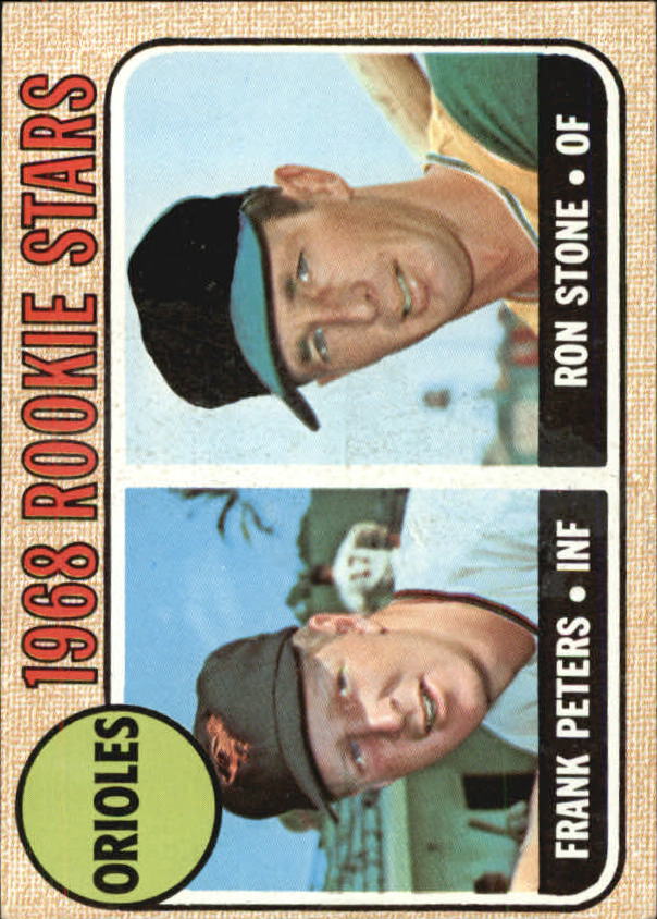 1968 Topps #409 Rookie Stars/Frank Peters RC/Ron Stone