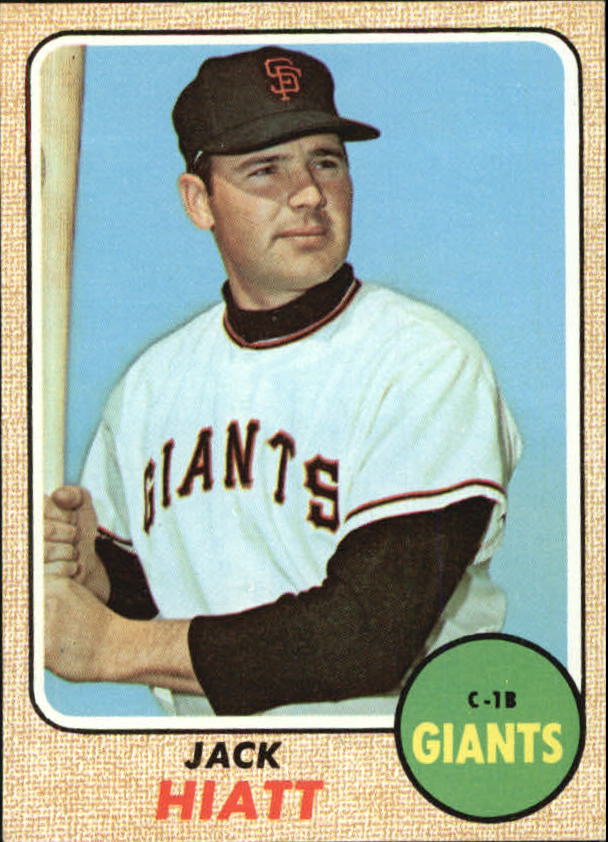 1968 Topps #419 Jack Hiatt