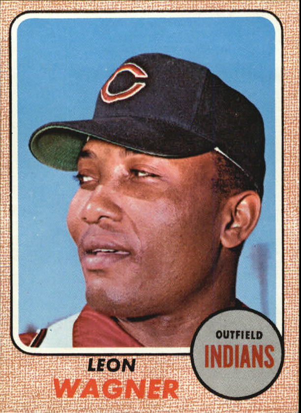 1968 Topps #495 Leon Wagner