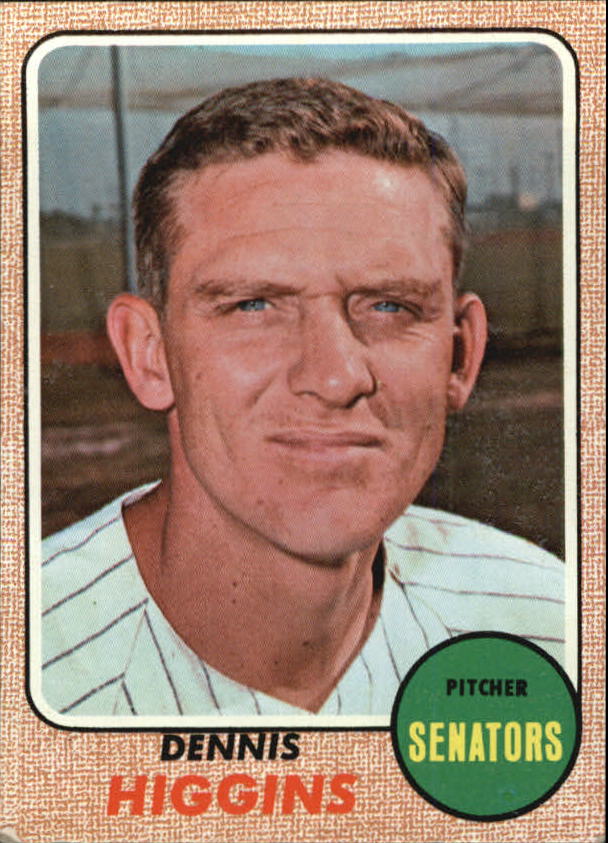1968 Topps #509 Dennis Higgins