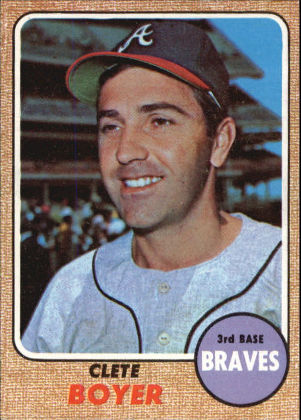 1968 Topps #550 Clete Boyer