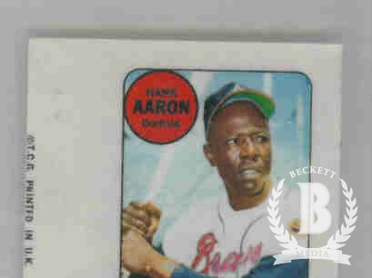 1969 Topps Decals #1 Hank Aaron