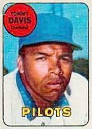 1969 Topps Decals #8 Tommy Davis
