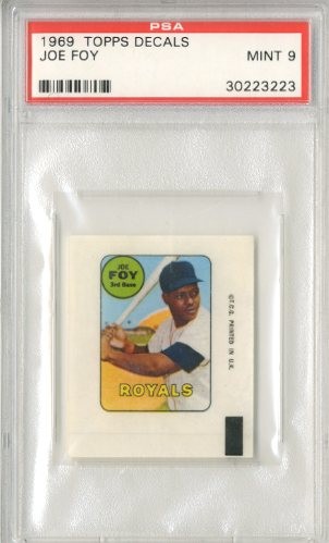 1969 Topps Decals #10 Joe Foy