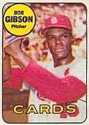 1969 Topps Decals #12 Bob Gibson