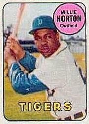 1969 Topps Decals #17 Willie Horton