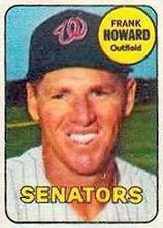 1969 Topps Decals #18 Frank Howard
