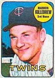 1969 Topps Decals #21 Harmon Killebrew