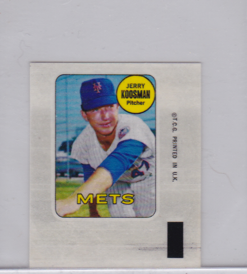 1969 Topps Decals #22 Jerry Koosman