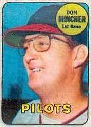 1969 Topps Decals #30 Don Mincher