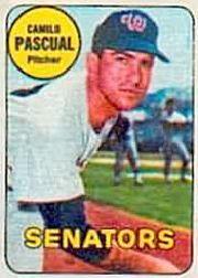 1969 Topps Decals #33 Camilo Pascual