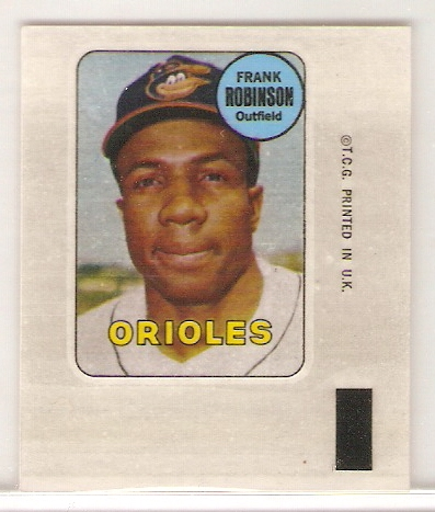 1969 Topps Decals #35 Frank Robinson