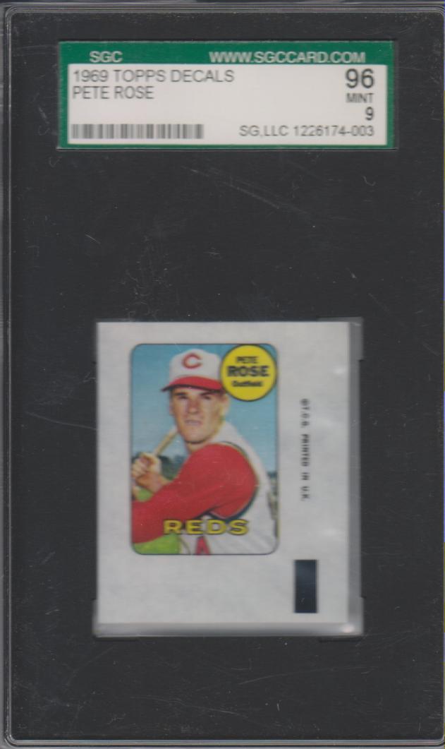 1969 Topps Decals #36 Pete Rose