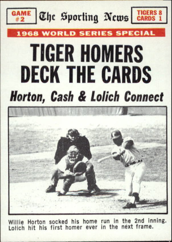 1969 Topps #163 World Series Game 2/Willie Horton