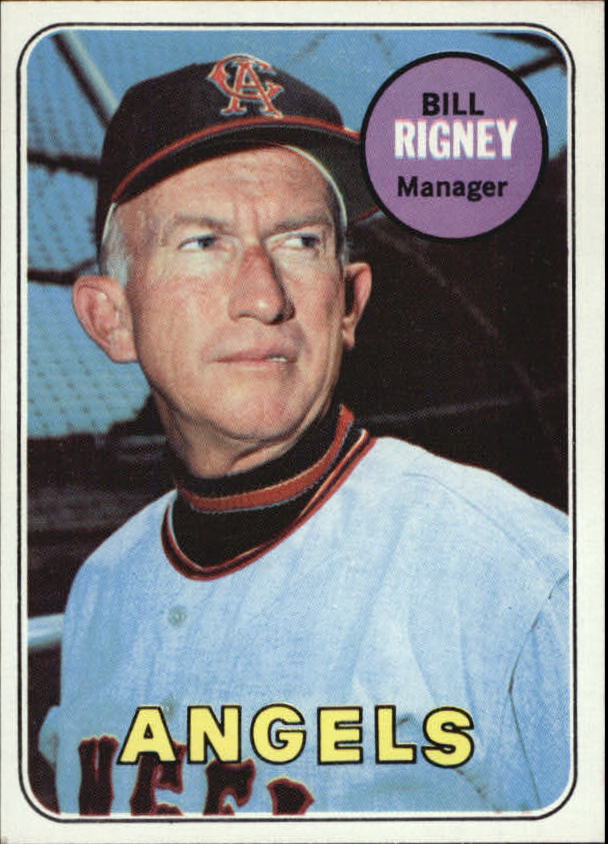 1969 Topps #182 Bill Rigney MG
