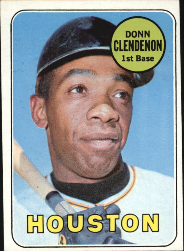 1969 Topps #208A Donn Clendenon Houston