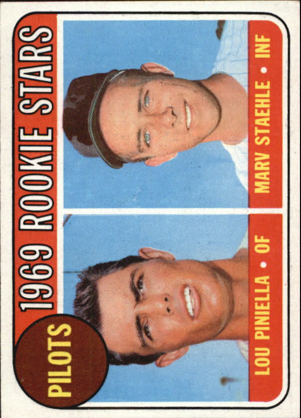 1969 Topps #394 Rookie Stars/Lou Piniella/Marv Staehle