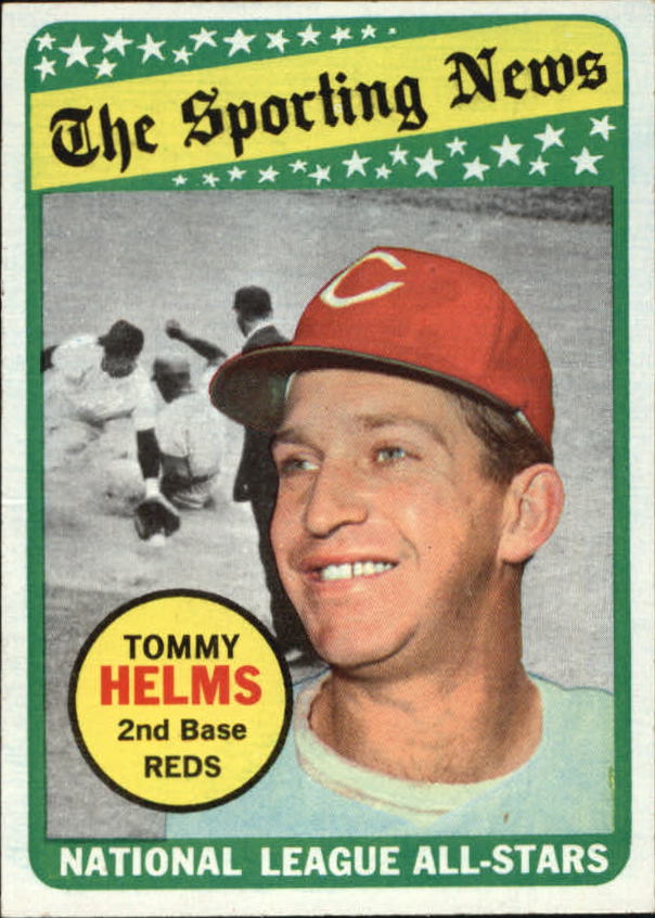 1969 Topps #418 Tommy Helms AS