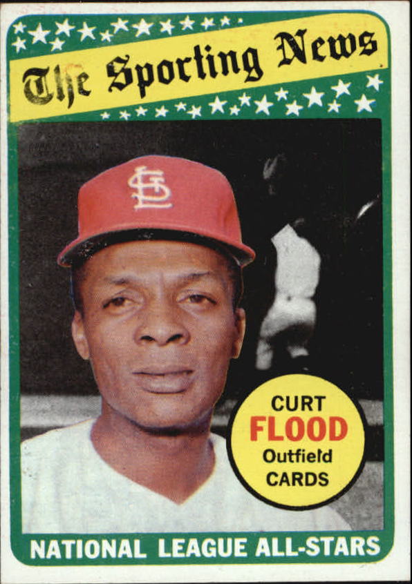 1969 Topps #426 Curt Flood AS