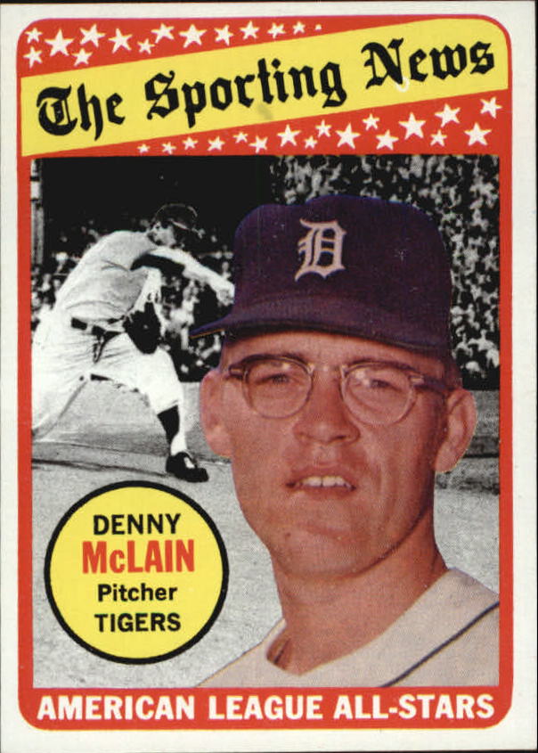 1969 Topps #433 Denny McLain AS