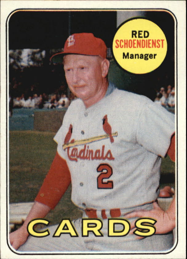 1969 Topps #462 Red Schoendienst MG