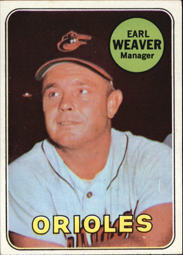 1969 Topps #516 Earl Weaver MG RC