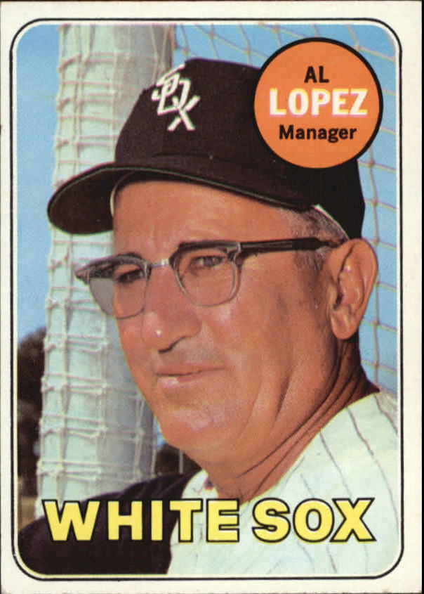 1969 Topps #527 Al Lopez MG