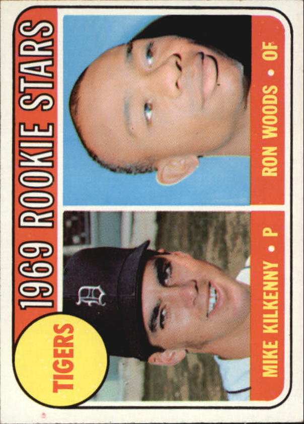 1969 Topps #544 Rookie Stars/Mike Kilkenny RC/Ron Woods RC