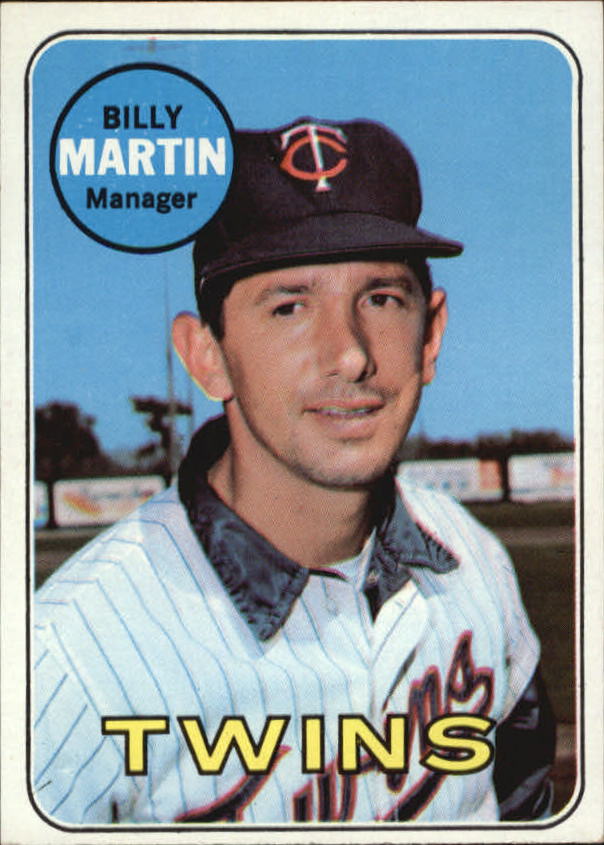 1969 Topps #547 Billy Martin MG