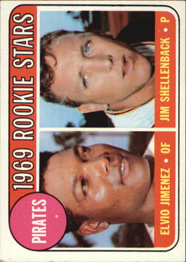 1969 Topps #567 Rookie Stars/Elvio Jimenez/Jim Shellenback