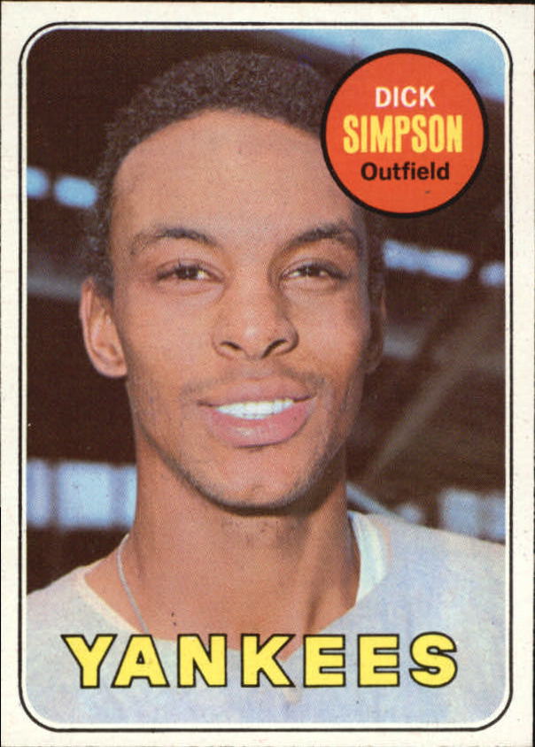 1969 Topps #608 Dick Simpson