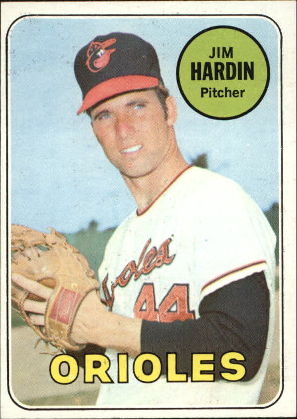 1969 Topps #610 Jim Hardin