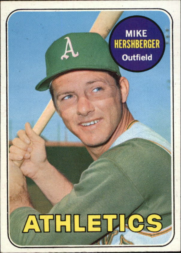 1969 Topps #655 Mike Hershberger