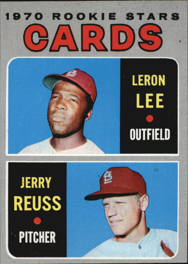 1970 Topps #96 Rookie Stars/Leron Lee RC/Jerry Reuss RC