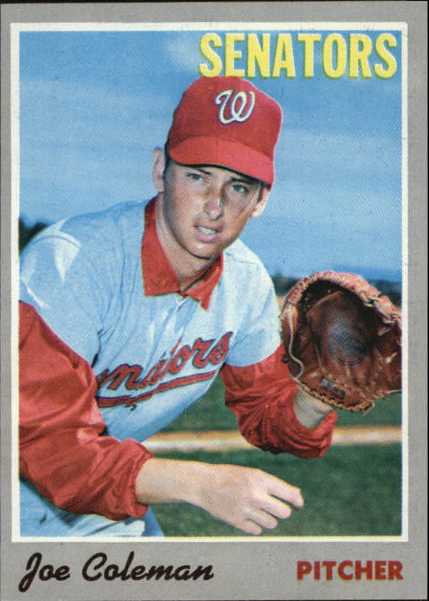1970 Topps #127 Joe Coleman