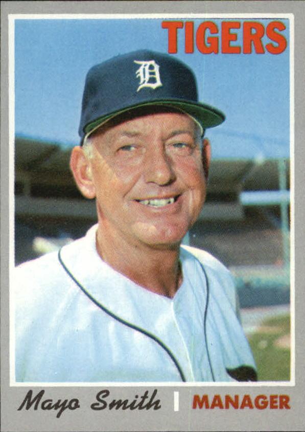 1970 Topps #313 Mayo Smith MG