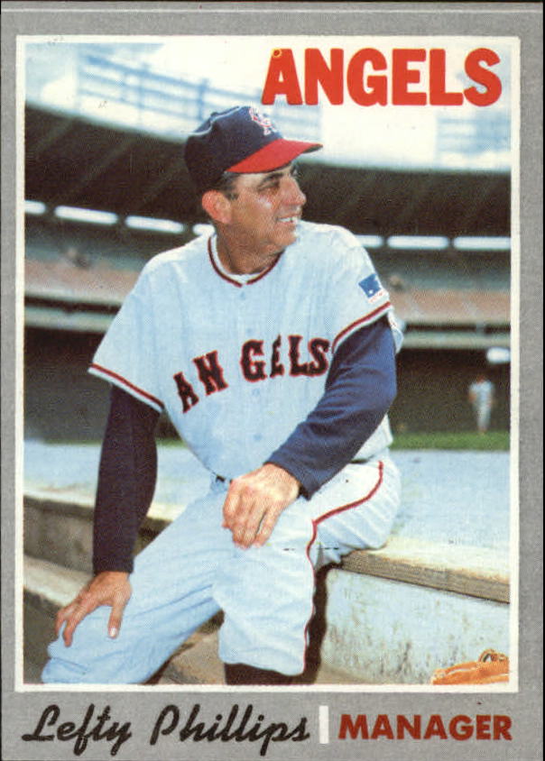 1970 Topps #376 Lefty Phillips MG RC