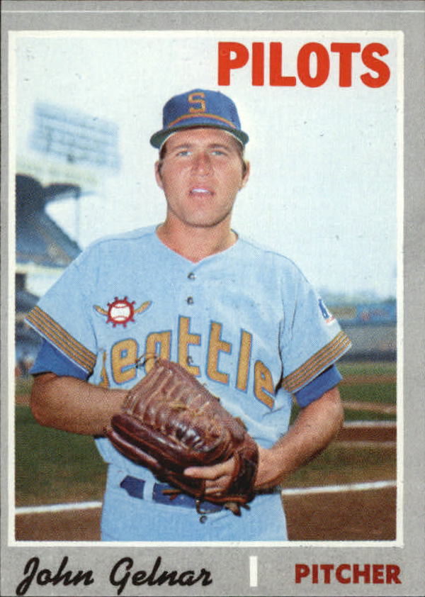 1970 Topps #393 John Gelnar