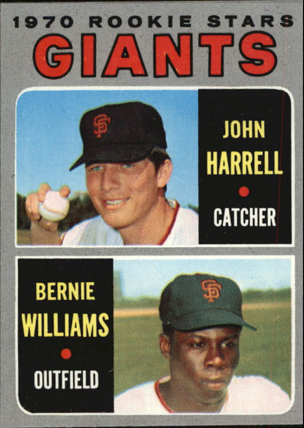 1970 Topps #401 Rookie Stars/John Harrell RC/Bernie Williams RC
