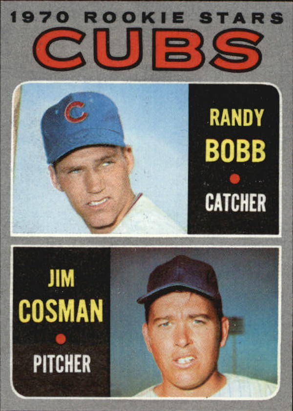 1970 Topps #429 Rookie Stars/Randy Bobb RC/Jim Cosman