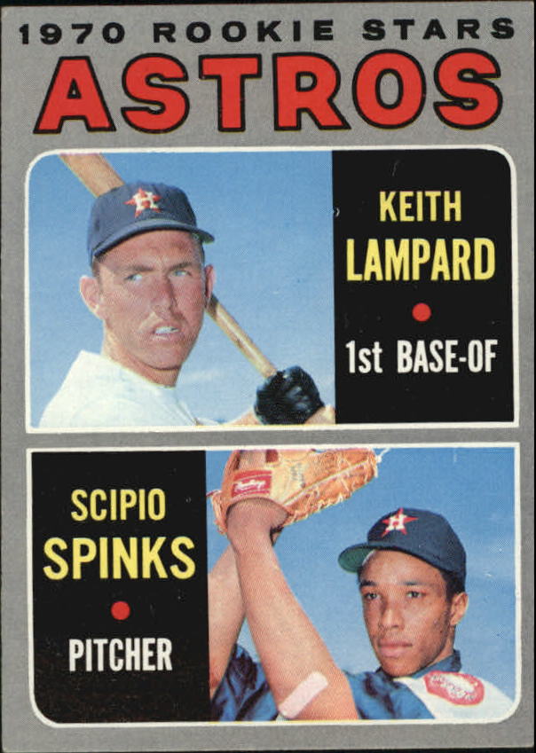 1970 Topps #492 Rookie Stars/Keith Lampard RC/Scipio Spinks RC